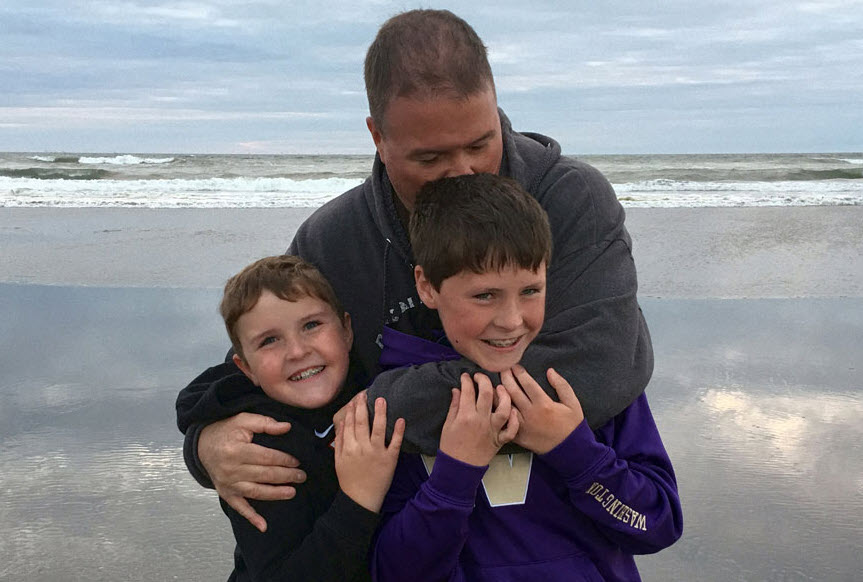 Replace with a favorite family photograph from 2018